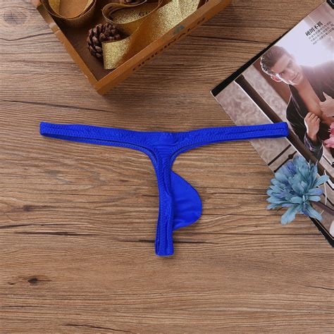UK Men Low Rise Breathable Bulge Pouch Bikini G String Underwear Micro Thong EBay
