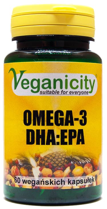 Kwasy Omega 3 DHA EPA WEGAN VEGANICITY 6937082666 Oficjalne