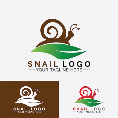 Premium Vector Snail Logo Template Vector Icon Illustration Design