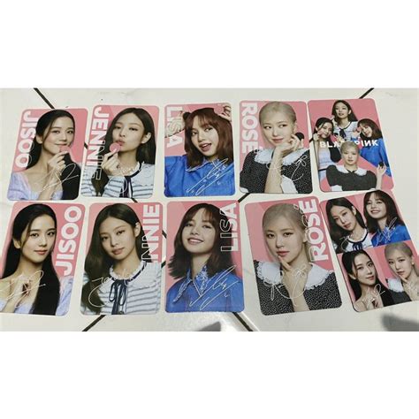 Jual Photocard Pc Blackpink X Oreo Bp Lisa Jennie Jisoo Rose Shopee