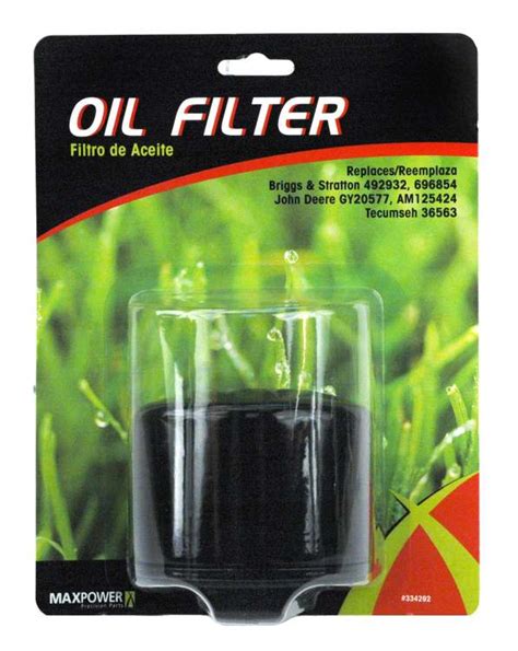 Max Power Precision Parts 334292 Oil Filter For Briggs And Stratton At