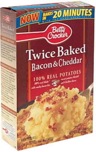 Betty Crocker Twice Baked Bacon And Cheddar Potatoes 51 Oz Nutrition Information Innit