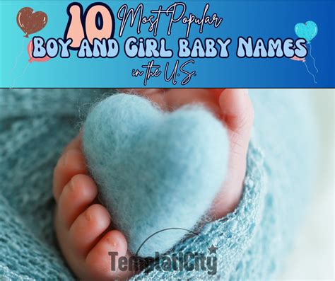 10 Most Popular Boy and Girl Baby Names in the US - Templaticity