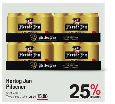 Hertog Jan Pilsener Korting Aanbieding Bij Sligro Folders Nl