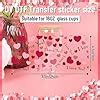 Amazon Meneng UV DTF Cup Wraps Stickers 9Sheets Valentine Uvdtf