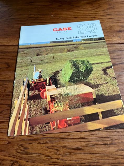 Case Tractor Baler Brochure Fcca Ebay