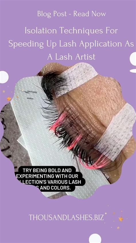 Isolation Techniques For Speeding Up Lash Application As A Lash Artist