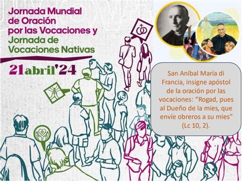 Jornada Mundial De OraciÓn Por Las Vocaciones DÍa Rogacionista Por