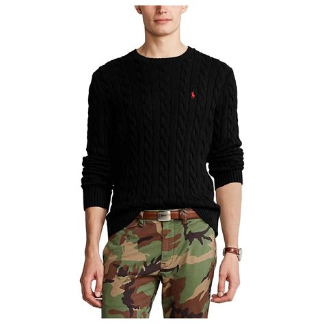 Polo Ralph Lauren Cable Knit Jumper Men Jumpers Flannels