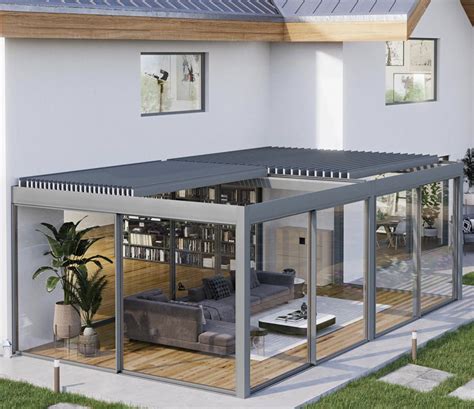 Pergola Bioclimatica OSKURA UNICA Sunroom S P A Autoportante