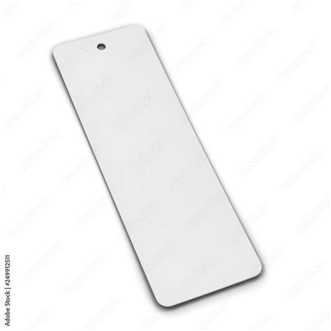 Blank Bookmark Mockup Stock Illustration Adobe Stock