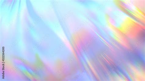 Transparent Rainbow Plastic Or Glass Holographic Rainbow Foil Stock