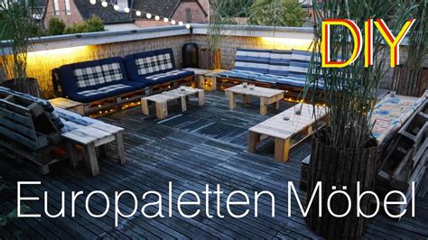 Terrassen Lounge Aus Europaletten How To Youtube