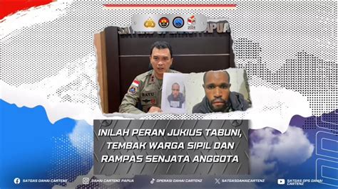 Inilah Peran Jukius Tabuni Angggota Kkb Yang Rampas Senjata Anggota