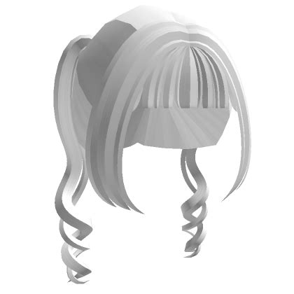 Curled Flowey Pigtails White Roblox Item Rolimon S