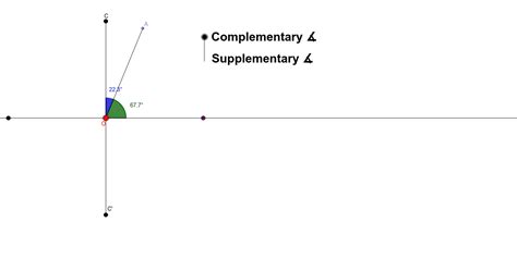 Complementary And Supplementary Angles Geogebra