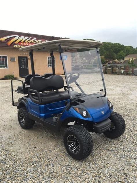 lifted 2013 Yamaha 48 volt Electric golf cart for sale