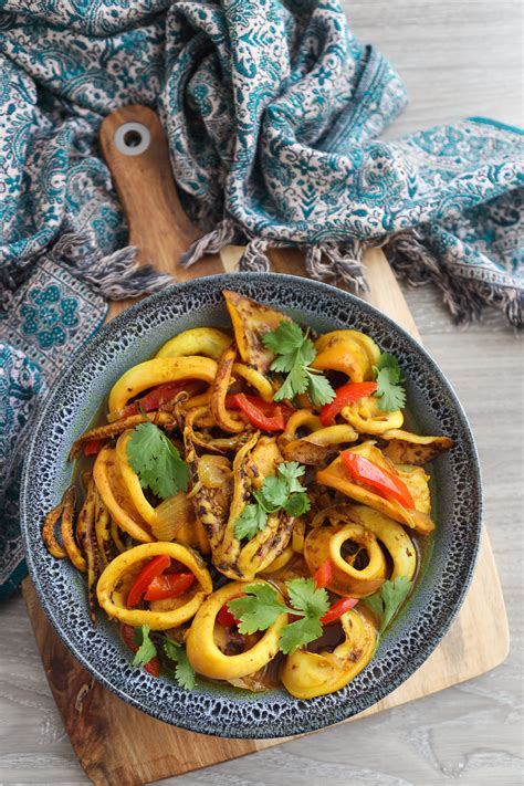 Sotong Masak Asam Kunyit - Ang Sarap