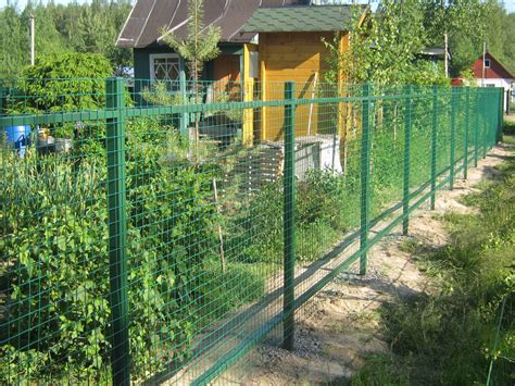 Забор и сетка ограждение: надежность и функциональность - sanproffi.ru