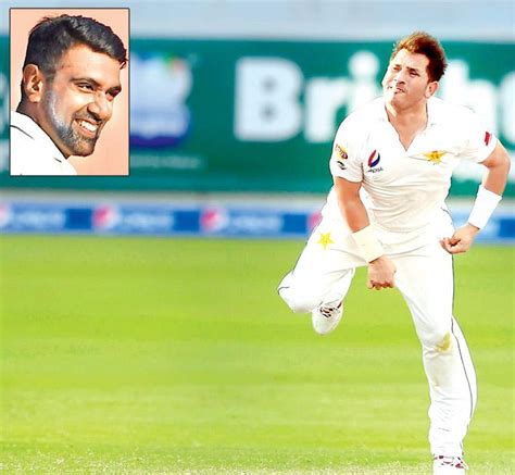 R Ashwin Praises Pakistans Yasir Shah For Breaking His Test Record