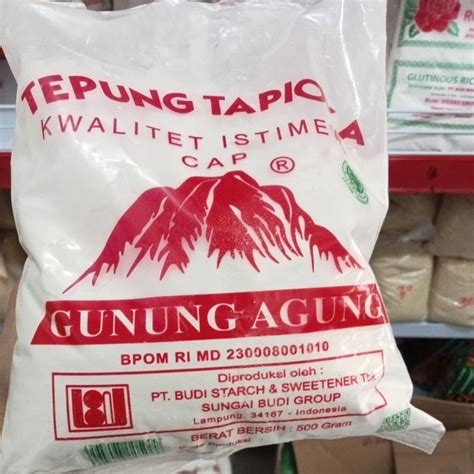 Jual Tepung Tapioka Cap Gunung Agung Shopee Indonesia