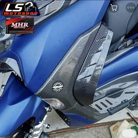 Ls Mhr Carbon Leg Shield For Nmax Shopee Philippines