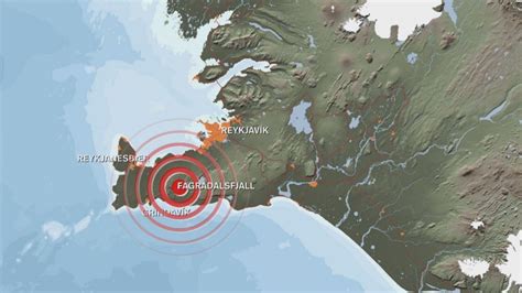 Fagradalsfjall Kort / Map Of The Eruption Area At Reykjanes Iceland ...