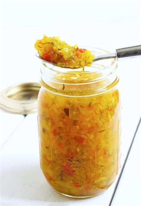 Sweet Spicy Zucchini Relish