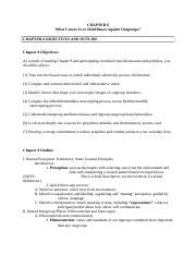 Final Hcom Cheat Sheet Doc Chapter What Causes Us To Hold Biases