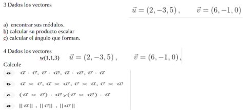 Ejemplo De Parcial I Algebra De Vectores Y Matrices