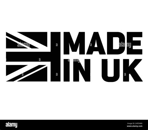 simple stylized made in britain UK united kingdom logo icon emblem ...