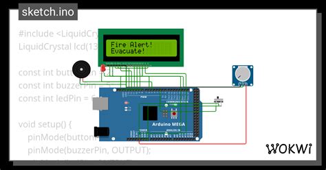 Flame Sensor Wokwi ESP32 STM32 Arduino Simulator