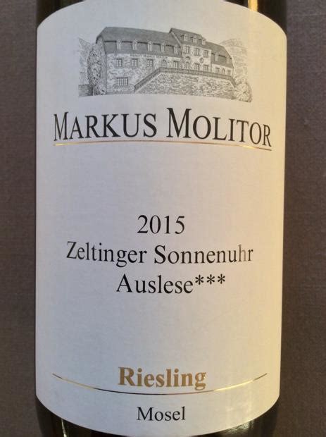 Markus Molitor - CellarTracker