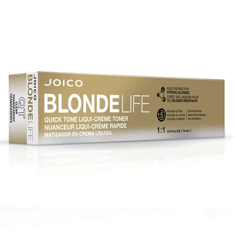 Joico Blonde Life Quick Tone Liqui Creme Oz Marlo Beauty Supply