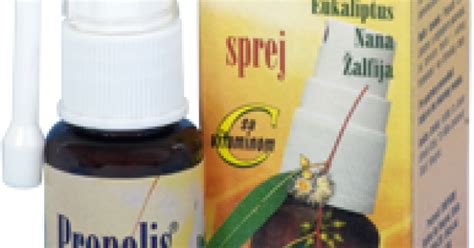 Sinefarm Propolis Sprej Sa Eukaliptusom Nanom Alfijom I Vitaminom C