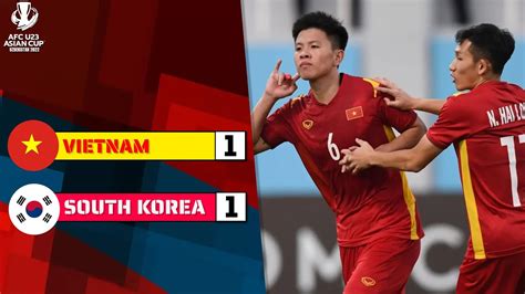 Vietnam Vs South Korea AFC U23 Asian Cup 2022 Match Report YouTube