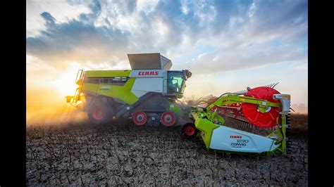 Claas Lexion Terratrac Donau Farm Youtube