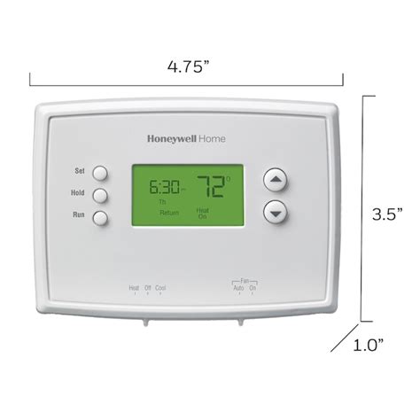 Honeywell Home 7 Day Programmable Thermostat Rth2510b1018e1 At