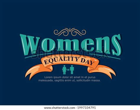 Womens Equality Day United States Female Stock Vector Royalty Free