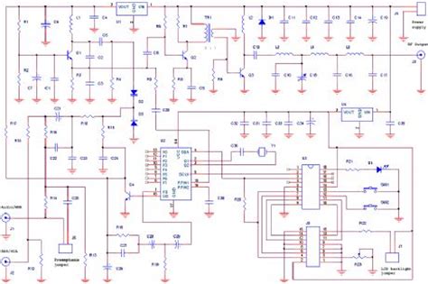 5W PLL FM Transmitter Signal Processing Circuit Diagram SeekIC