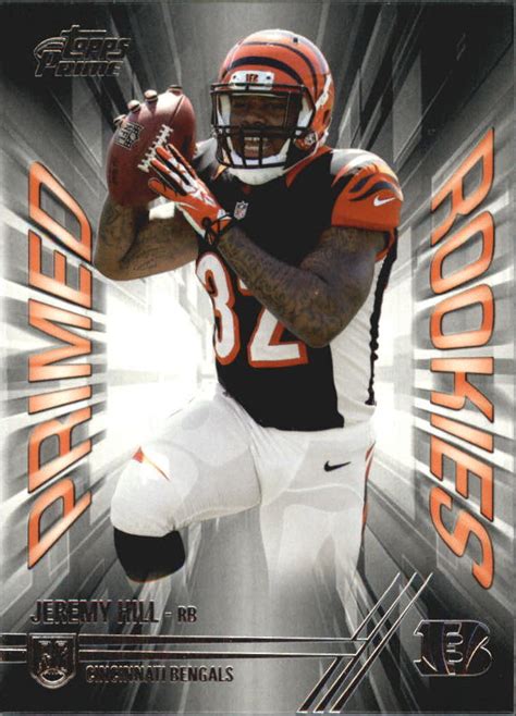 Topps Prime Primed Rookies Bengals Football Card Projh Jeremy