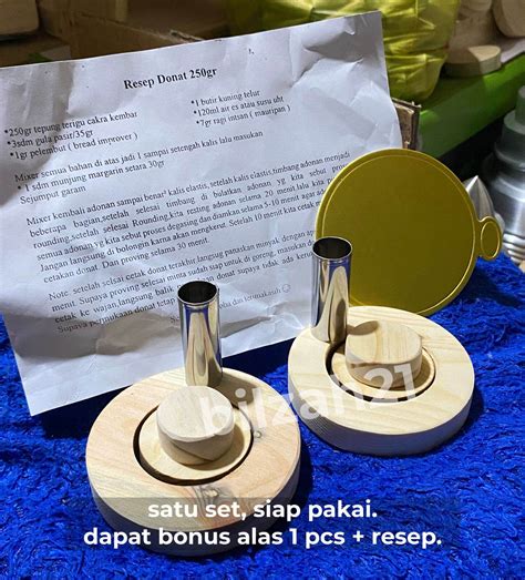 Cetakan Donat Kayu Set Pcs Cod Bayar Di Tempat Lazada Indonesia