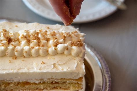 Lemon Naked Layer Cake With Apricot Jam And Lemon Buttercream Frosting