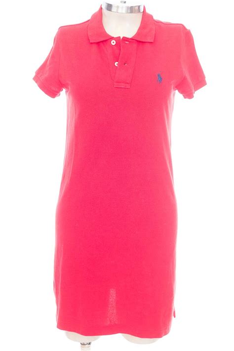 Vestido Enterizo Color Rojo Ralph Lauren Closeando