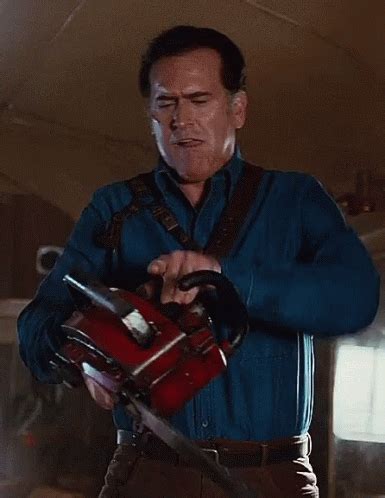 Ash Chainsaw GIF - Ash Chainsaw Evil Dead - Discover & Share GIFs