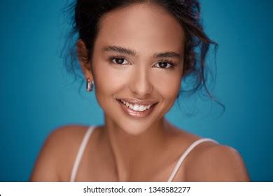 Beautiful Girl Naked Shoulders Curly Hair Stock Photo Shutterstock