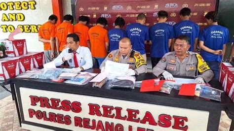 Daftar Nama Tersangka Yang Diamankan Selama Operasi Pekat Nala Di