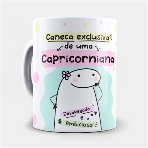 Caneca Flork Signo Capricórnio Capricorniana Shopee Brasil