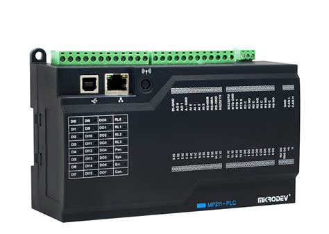 Contrôleur logique programmable PLC 100 Mbit Ethernet RS485 RS232