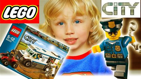 ЛЕГО СИТИ 60043 Лего Полиция город Лего Сити Фургон полиции Lego City ...
